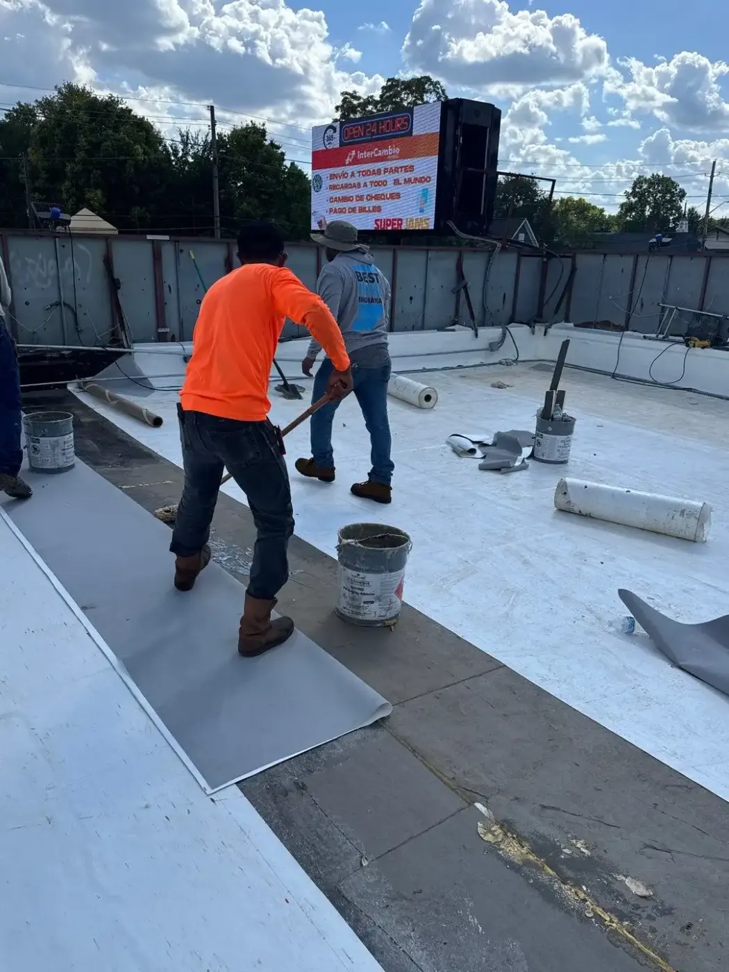 Commercial Roofing in Irvington